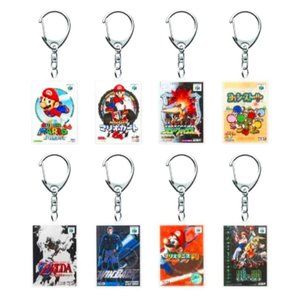 My Nintendo Japan Nintendo 64 Super Mario 64 Starfox Yoshi Zelda Kart Keychain
